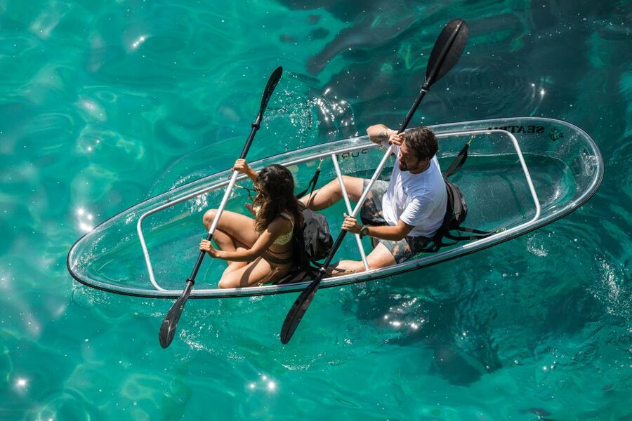 Arrábida: Guided Transparent Kayaking Tour - Small group size and guide language: why it feels personal