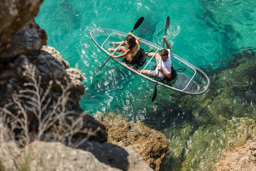 Arrábida: Guided Transparent Kayaking Tour - Second Arrábida Natural Park paddle: sightseeing with calmer focus
