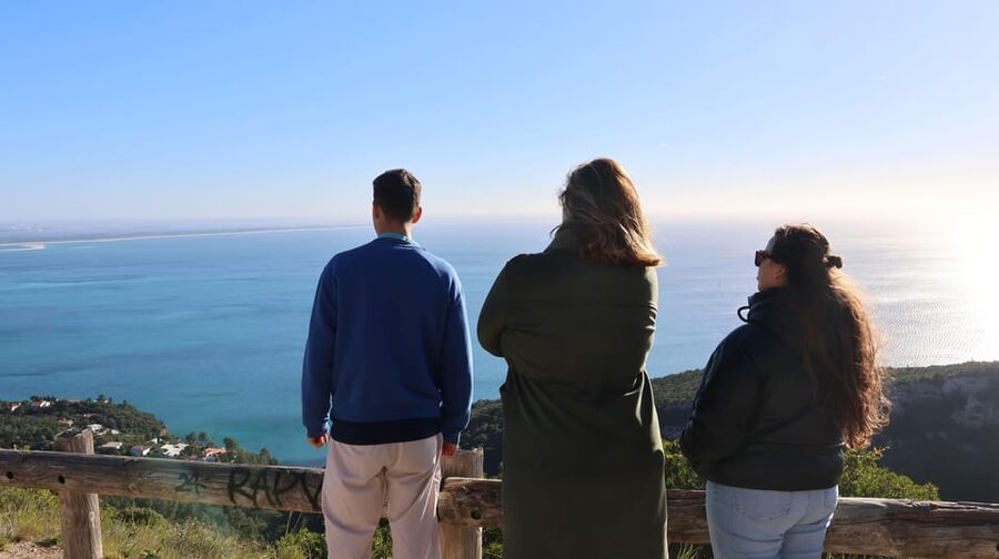 Arrabída Natural Park with Wine Tasting - Christ the King photo stop: Lisbon from above, with big-picture perspective
