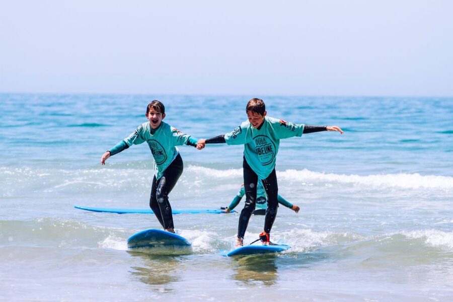 Aulas de Surf/Surf Lesson - Lisboa - Pickup at Hard Rock Cafe, Then Out to the Right Waves