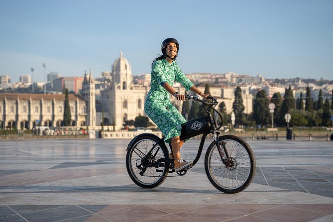 Belém E-Bike Guided Tour Explore Lisbon by the river - E-bike setup, helmets, and what easy actually feels like
