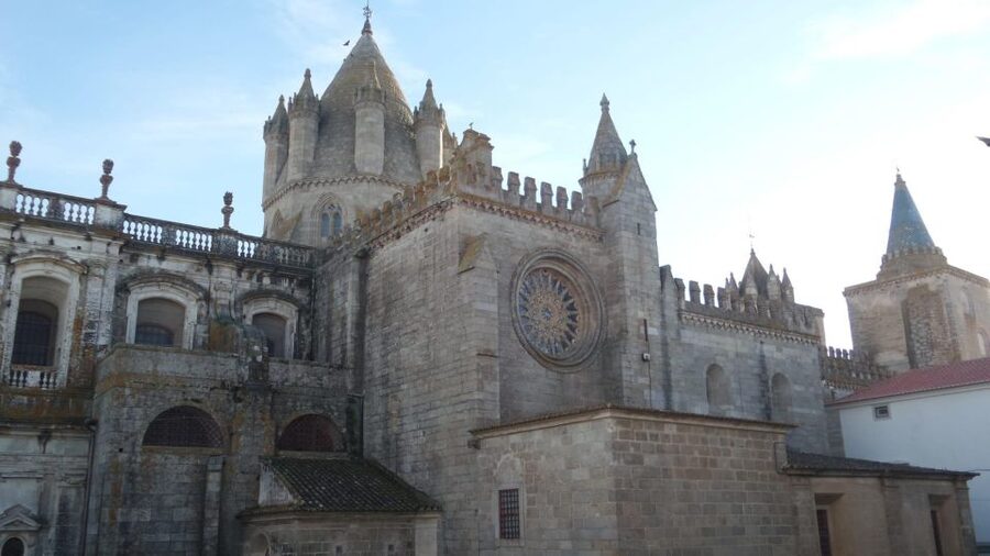 Evora University, Cathedral & Bones Chapel — SkipLine + Wine - Final stop: Chapel of Bones, where the mood turns real