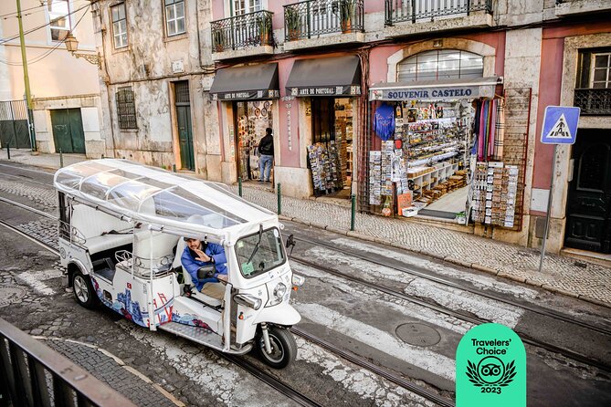 Expert Lisbon Tour with Local Guide in Private Eco Tuk Tuk - Chiado and Bairro Alto, the center of Lisbon’s creative streets