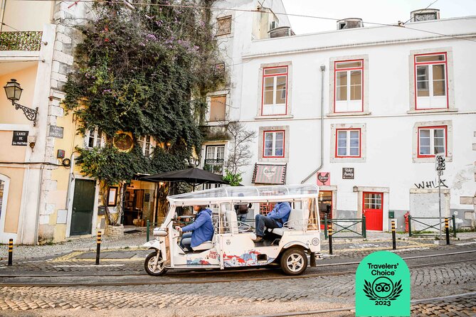Expert Plus Lisbon Tour with Local Guide in Private Eco Tuk Tuk - Cais do Sodré, Chiado, Bairro Alto, and Baixa: turning neighborhoods into a map