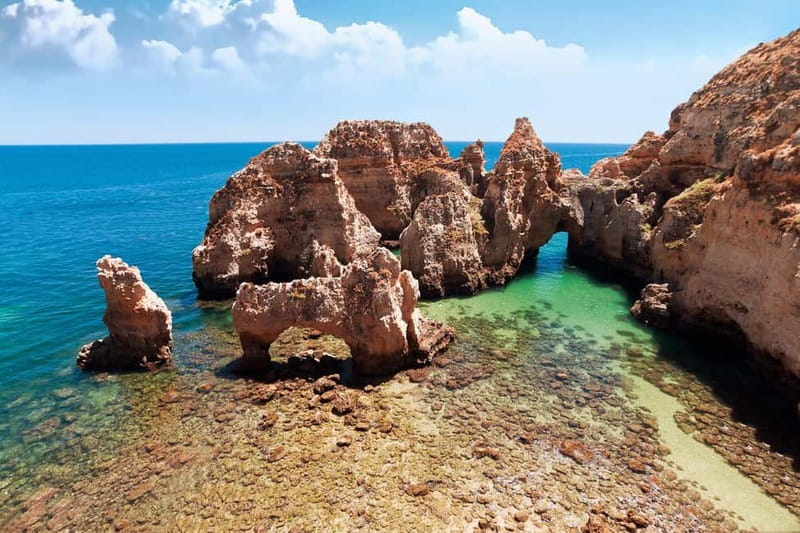 From Lisbon: Lagos & Albufeira Day Tour in the Algarve - Ponta da Piedade: cliffs, caves, and a 45-minute reset for your camera