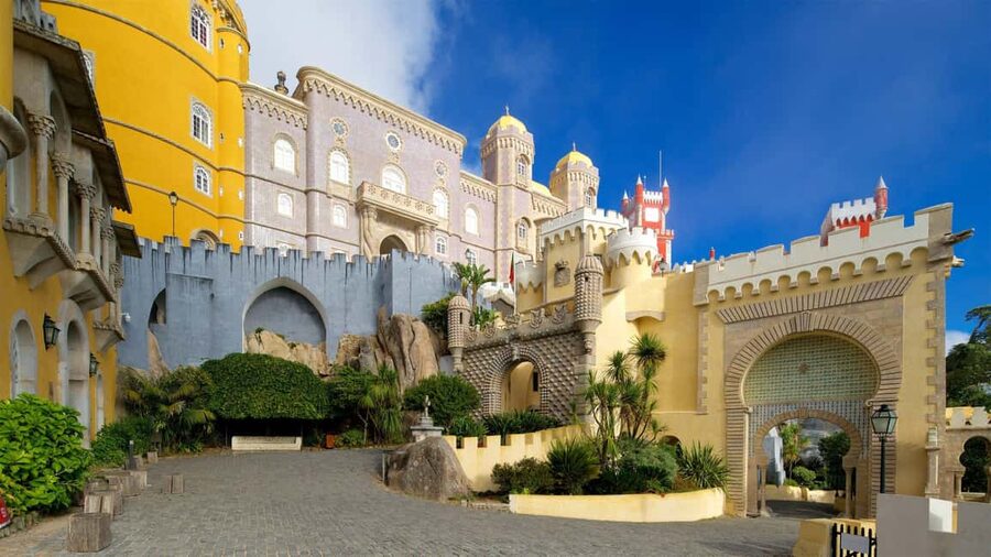 From Lisbon: Sintra, Cabo da Roca, & Cascais. Full-Day Trip - Palácio da Pena: 19th-century romanticism on a mountaintop