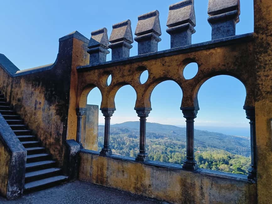 From Lisbon: Sintra, Cabo da Roca, & Cascais. Full-Day Trip - Pena Palace Park: where the palace becomes a whole mood