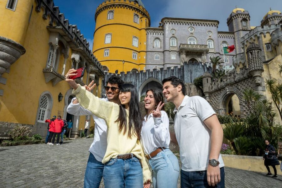 From Lisbon: Sintra & Pena Palace Day Trip with Wine Tasting - Guided Pena Palace surroundings: how to enjoy it without feeling lost