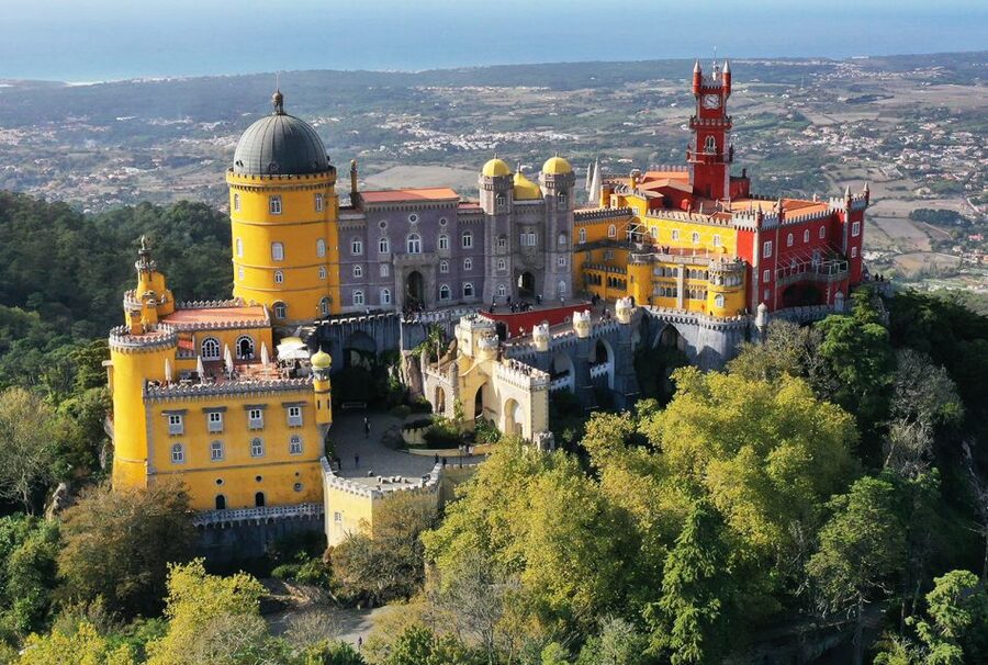 From Lisbon: Sintra, Pena, Regaleira, Roca and Cascais Tour - Sintra streets after Pena: your short window to reset and eat
