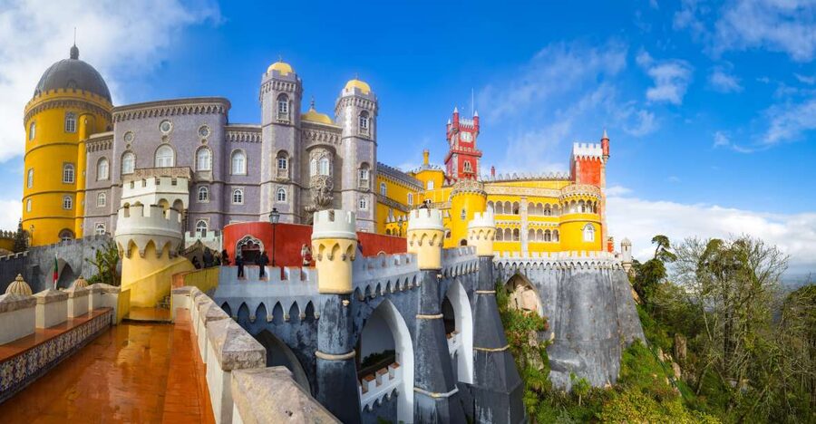 From Lisbon: Sintra Tour - Pena, Regaleira & Monserrate - Pena Palace and Park: The Royal-Fantasy Start You’ll Remember