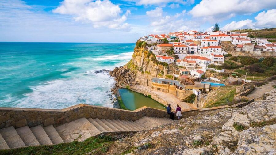 From Lisbon: Tour Sintra, Pena Palace, Regaleira and Cascais - Cabo da Roca: the cliffs, the wind, and the Atlantic punch
