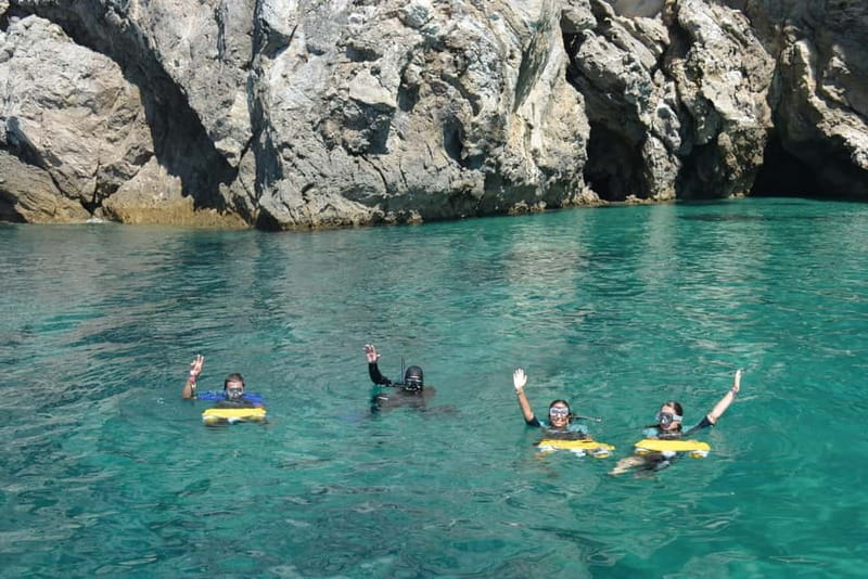 From Sesimbra: Sea Scooter Snorkeling boat Tour - The 20-minute cruise along Arrábida coast