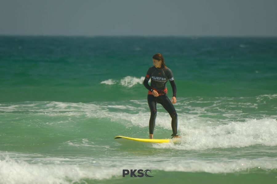 Group Surf Class in Peniche with PKSC - Coaches, Feedback, and That Hands-On Moment You Wait For
