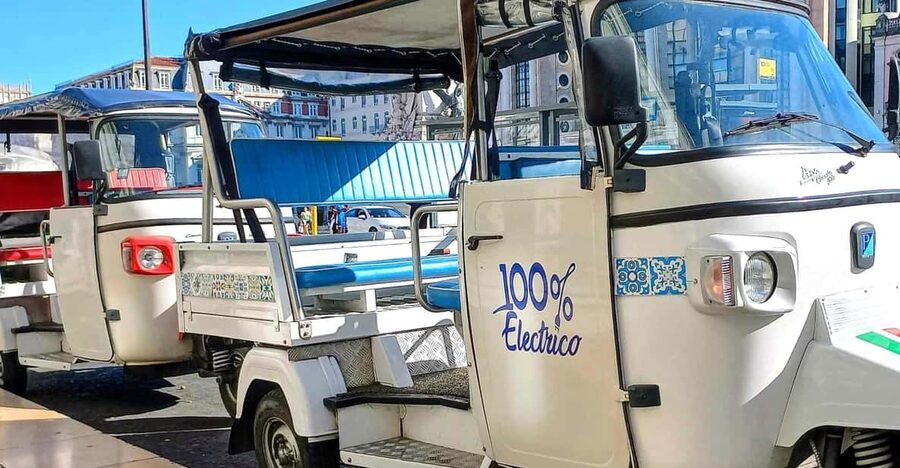 Guided Electric Piaggio Tuk-Tuk Tour of Historic Lisbon - Key highlights you will feel right away