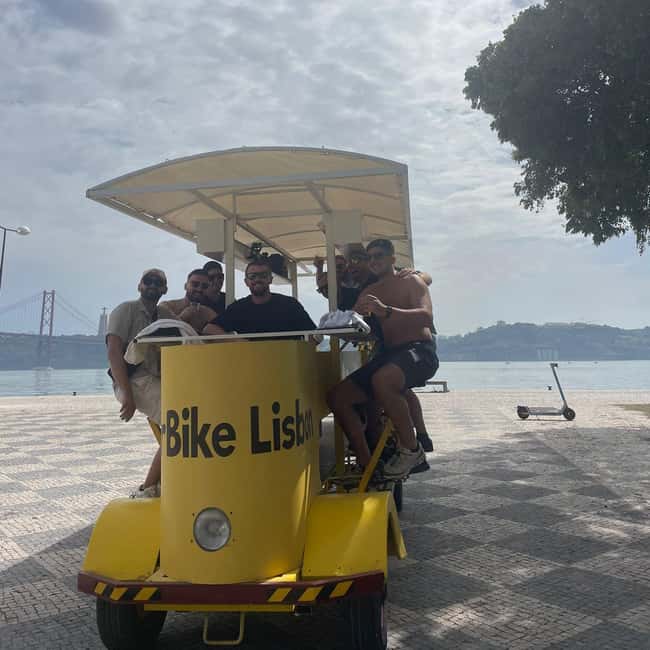 Lisbon: 1-Hour Beer or Sangria Bike Sightseeing Tour - Unlimited Craft Beer or Sangria, Plus a Real Onboard Bar