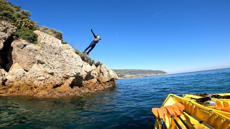 Lisbon: Arrábida Kayak and Coasteering Adventure Tour - Snorkeling at Anicha Island: see the marine life up close