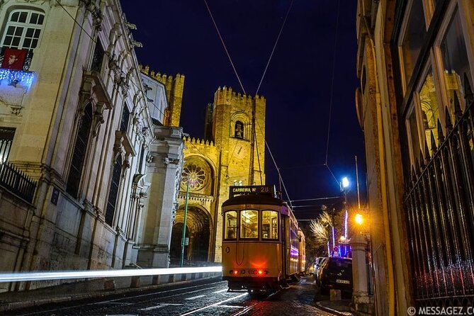 Lisbon: Authentic Fado Show, Dinner and Night Tour - Alfama at Street Level, plus a photo stop that sets the mood