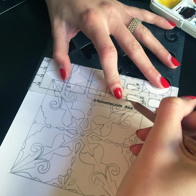 Lisbon: Azulejos' Design Create Your Own Tile Workshop - The Formettes method: start without art skills