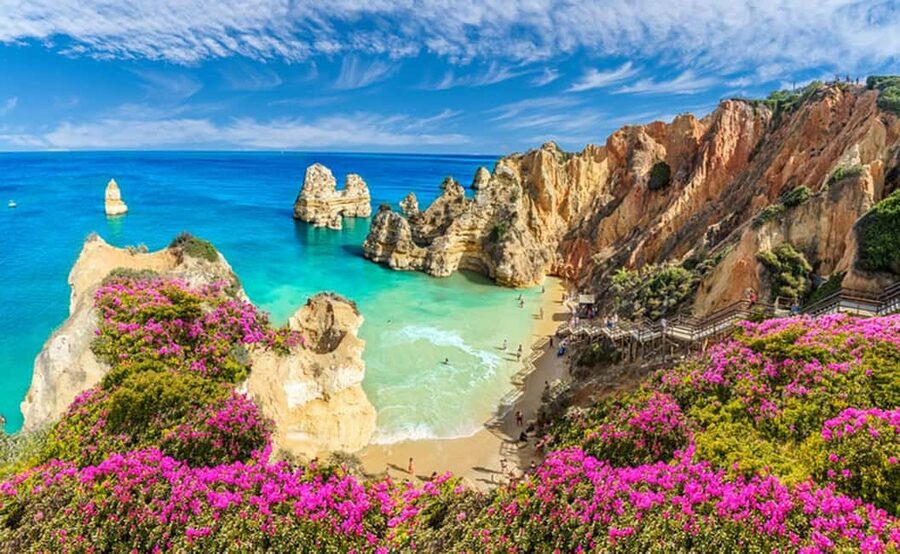 Lisbon: Benagil, Boneca Cave, Portimao & Lagos Private Tour - Algar Seco and Boneca Cave: The Limestone Grotto Side of the Algarve