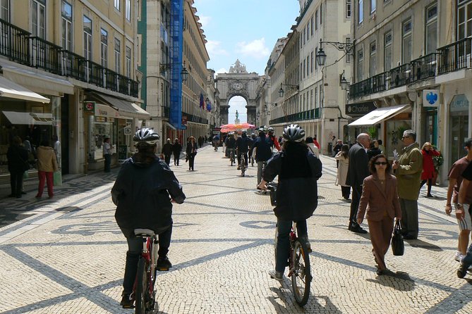 Lisbon Bike Tour: Downhill Downtown Lisbon to Belém - Praça da Figueira to Praça do Comércio: the city opening toward the water