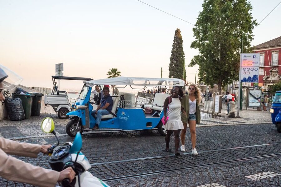 Lisbon by Tuk Tuk Guided Tour: City of Neighborhoods - Price and Value for a Private Group Up to 3