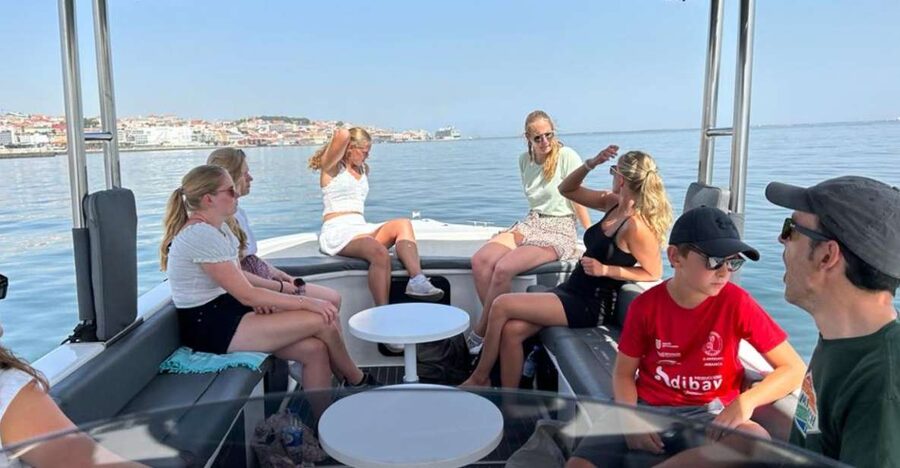 Lisbon: City Boat Cruise Daytime/Sunset/Night with Champagne - The main river views: Discoveries Standard to Cristo Rei