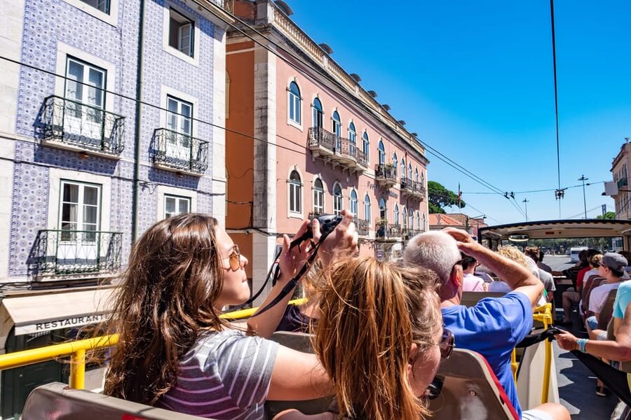 Lisbon: City Sightseeing Hop-On Hop-Off Bus Tour - Blue Route: Ocean Views, Azulejo, and the Big Museum Stops