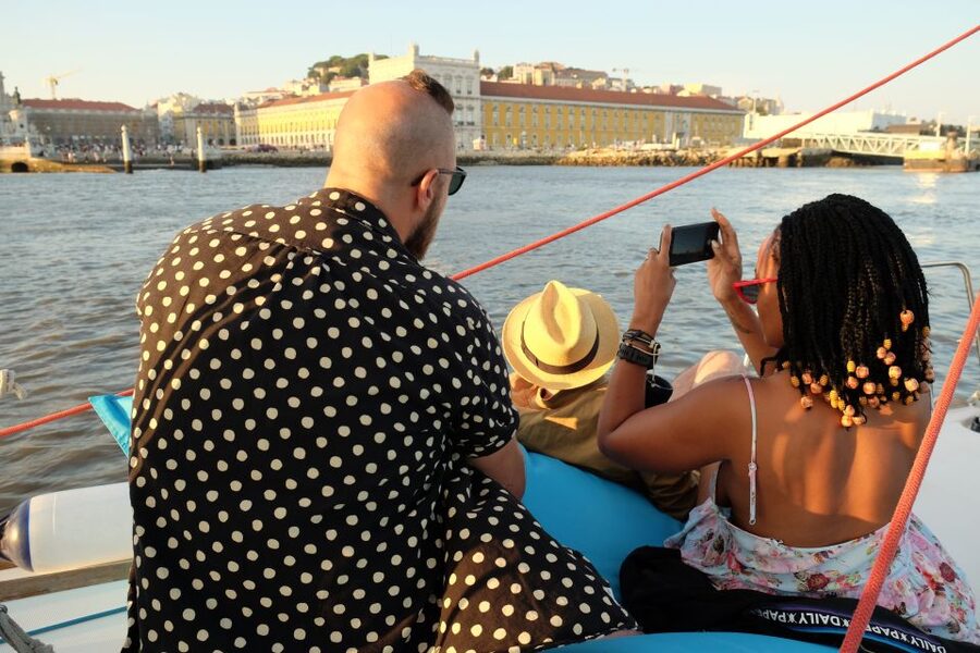 Lisbon: City Skyline Sailboat Cruise with Drink and Snacks - The 25 de Abril Bridge Area: When Lisbon Looks Like a Movie Set
