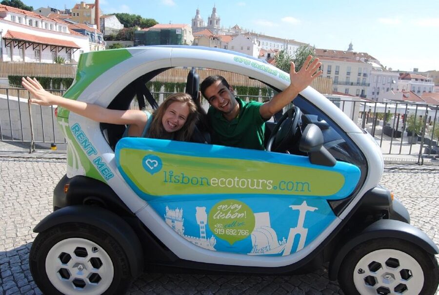 Lisbon: Electric Car Moorish Tour with GPS Audio Guide - Driving a Twizy in Lisbon: small car, real street smarts