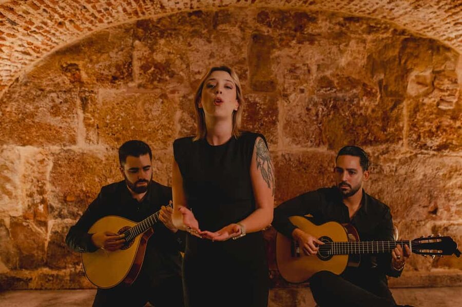 Lisbon: Fado Show with Wine in a Historic Venue - Where the experience starts: the blue doors entrance