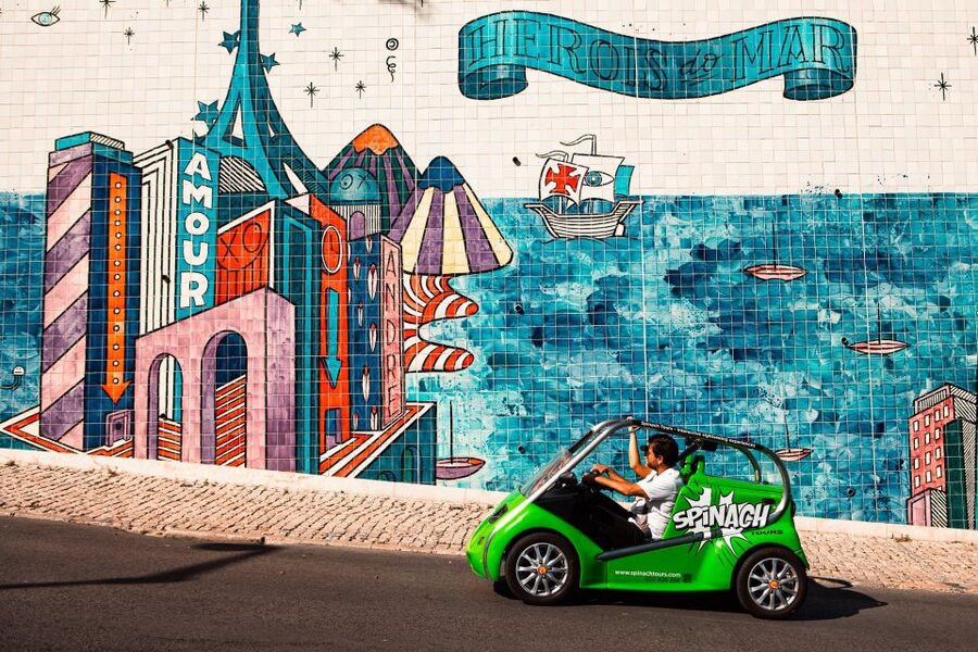 Lisbon: GPS-Guided Spinach Tour by Electric Car - Modern Lisbon after 1950: when architecture tells a different story