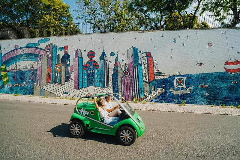 Lisbon: GPS-Guided Spinach Tour by Electric Car - Comfort and practical realities: bumpy streets, hard seats, and time to regroup