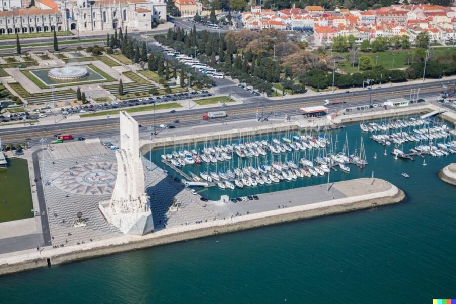 Lisbon: Helicopter Tour over Belem - From Champalimaud Foundation Toward Belém Tower