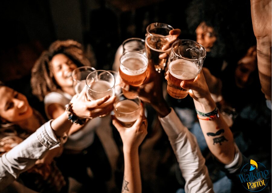 Lisbon Nightlife Adventure: Pub Crawl, Shots, and Games - Bairro Alto beer stop: where the night gets traction