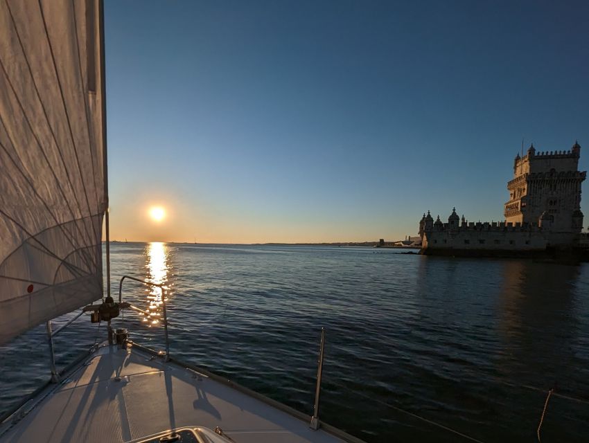 Lisbon: Private Boutique Boat Tour – Sail in Style - Cristo Rei and the view back at the city center