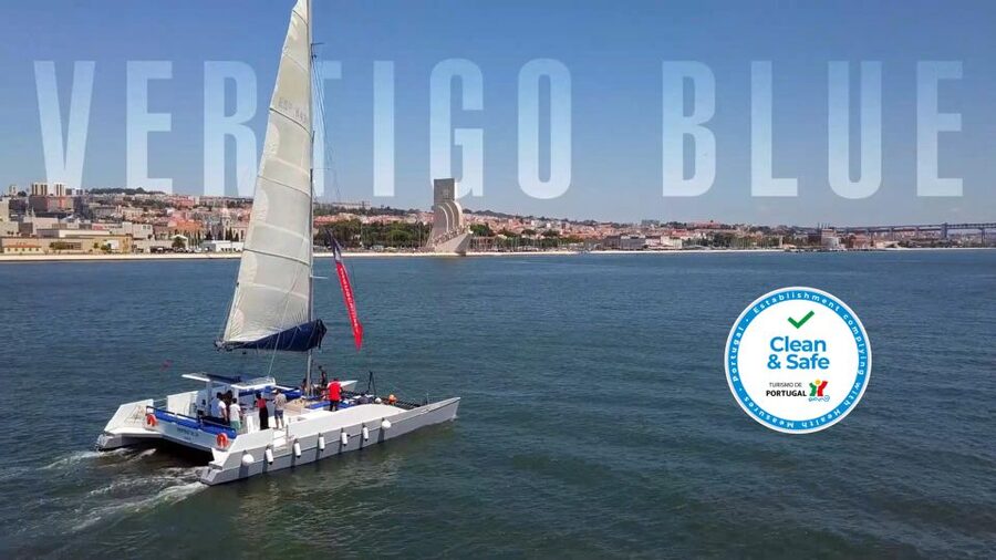 Lisbon: Private Catamaran Charter for up to 18-People - Heading toward Lisbon city, then under the 25 de Abril Bridge