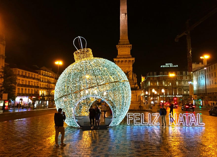 Lisbon: Private Christmas Lights Tour by Eco Tuk Tuk - Rolling past Cais do Sodré toward the holiday center