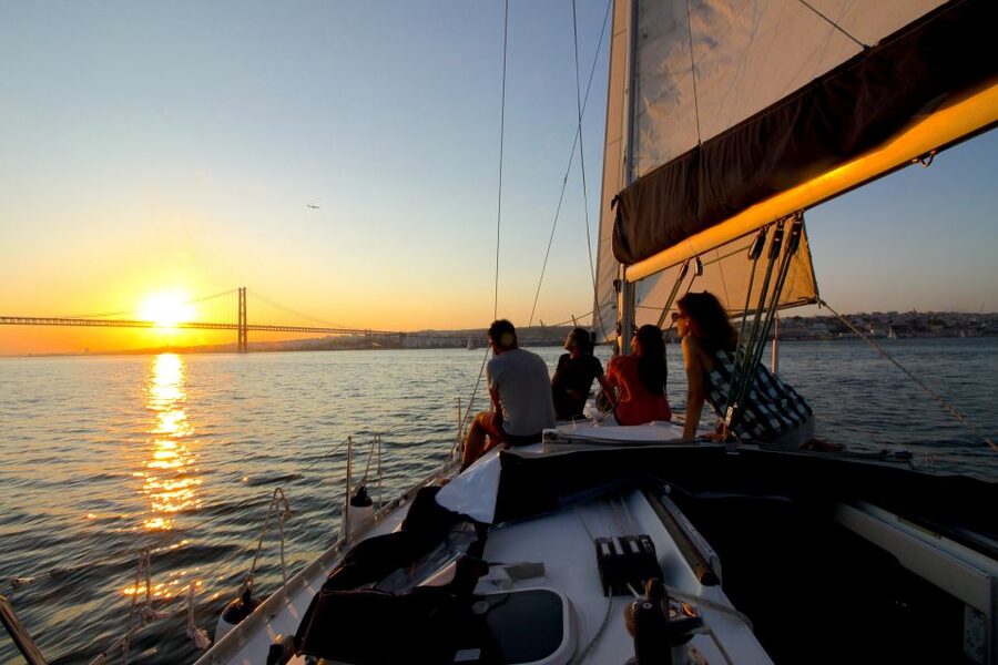 Lisbon: Sailing Tour with Wine and Snacks - A calm 2-hour sail on the Tagus, with real chances to steer