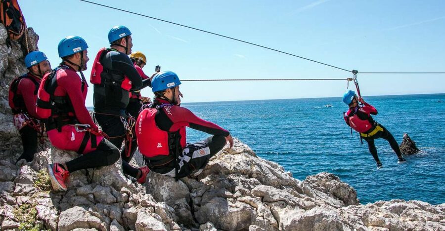 Lisbon: Sesimbra/Arrábida Natural Park Coasteering Adventure - Who should book this coasteering adventure, and who should skip it