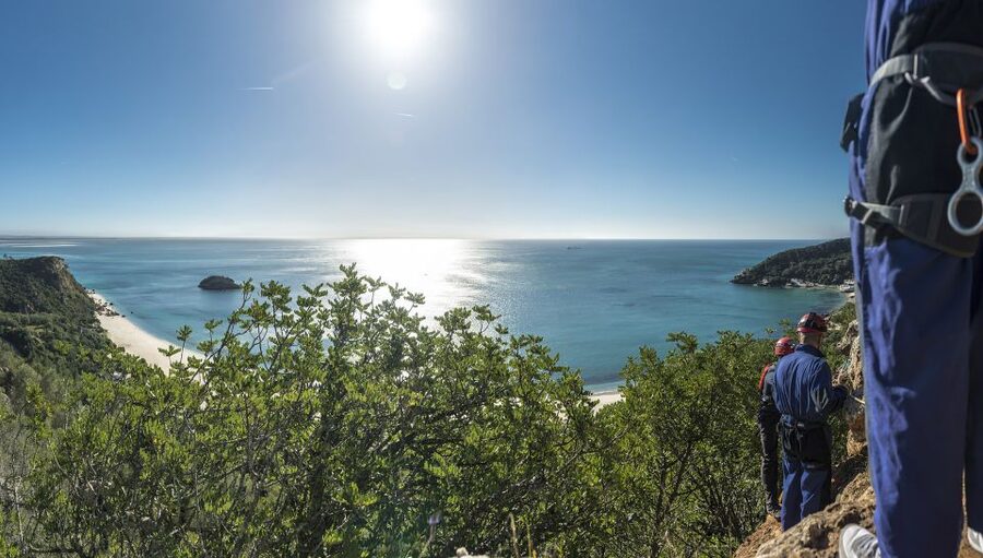 Lisbon: Setubal Arrábida Natural Park Adventure Circuit - Via ferrata, abseiling, and climbing, what each part actually feels like