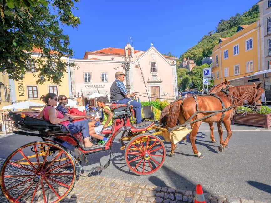 Lisbon: Sintra, Pena, Regaleira, Cabo Roca, Cascais Day Tour - Sintra historic center: pastries, walking, and quick wayfinding