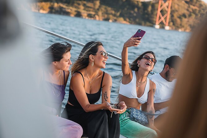 Lisbon : Sunset Catamaran Boat Tour with Music and Drinks - MAAT and the caravel-shaped design by Amanda Levete