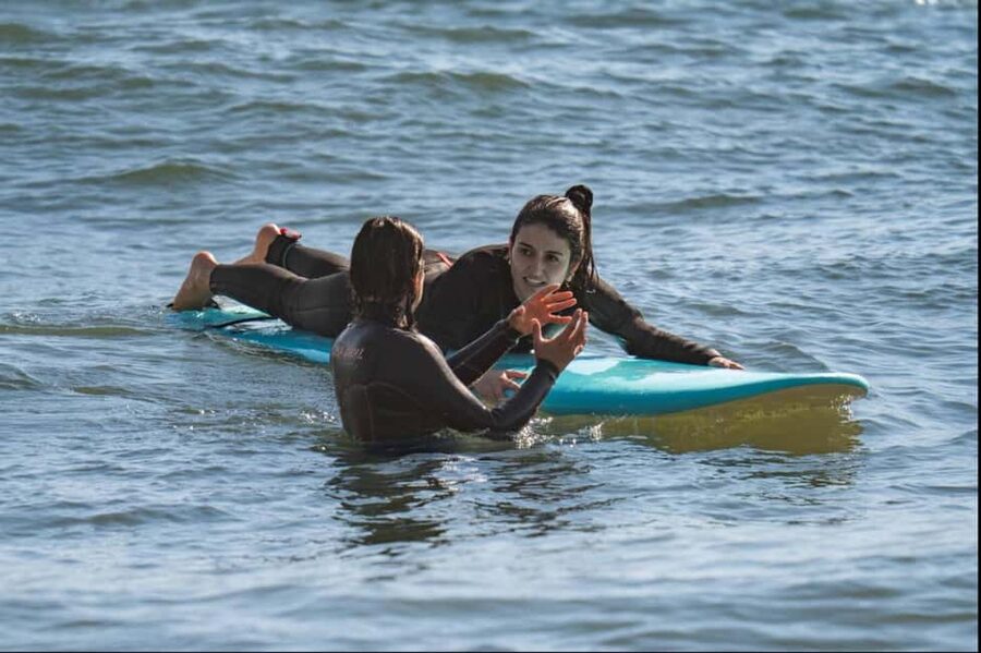 Lisbon Surf Guide - Surf class & Pick Up - Where you meet: Titanic Sur Mer bar, and then you’re gone