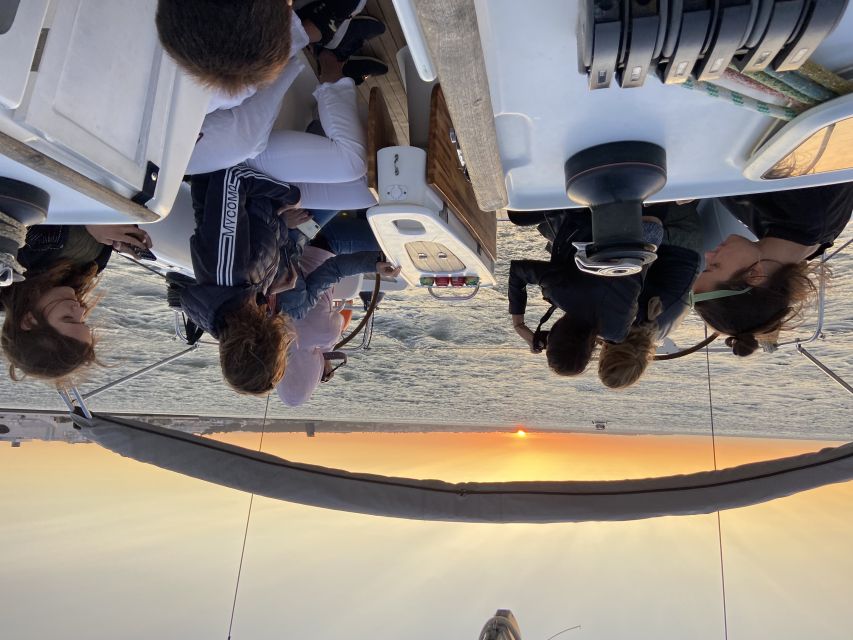 Lisbon: Tagus River Sailboat City Cruise - End With Cristo Rei and the Atlantic Sunset Pull