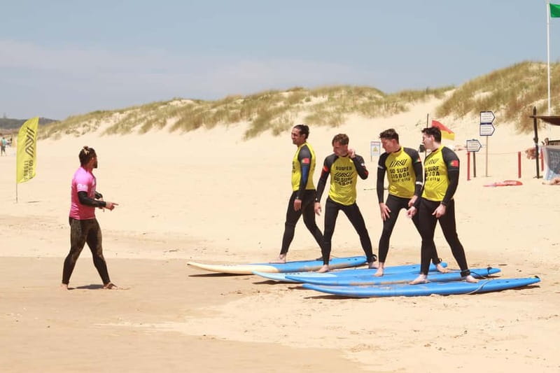 Lisbon: The Surf Instructor - surf lessons with transfer - Lisbon Surf Lesson With Transfer, Gear, and Small-Group Coaching