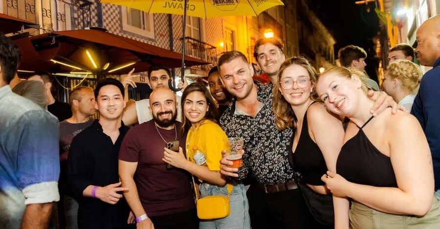 NYE Pub Crawl + VIP Club Entry - Miradouro de Santa Catarina fireworks, where timing beats guessing