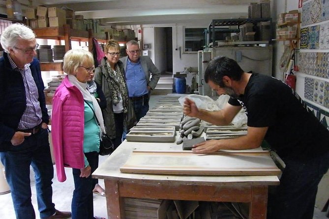 Private Lisbon Arrabida Wine Tour: Food & Wines, Mountain and Sea - Azeitão village lunch plus azulejos tile making by hand