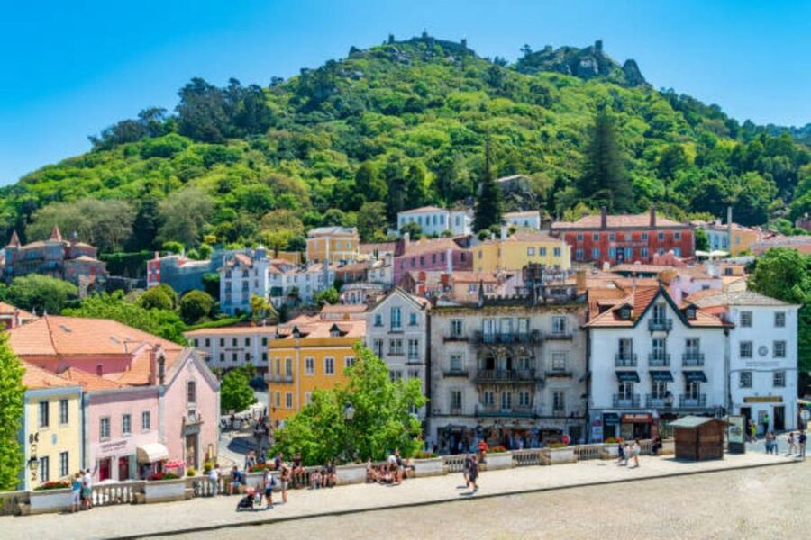 PRIVATE Tour From Lisbon: Sintra, Pena Palace and Cascais - Getting picked up in Lisbon, then cruising comfortably toward Sintra