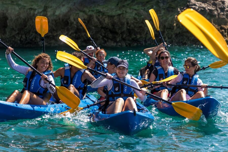 Sesimbra: Arrabida Natural Park & Caves Guided Kayaking Tour - Safety Briefing and Kayak Gear That Helps You Relax