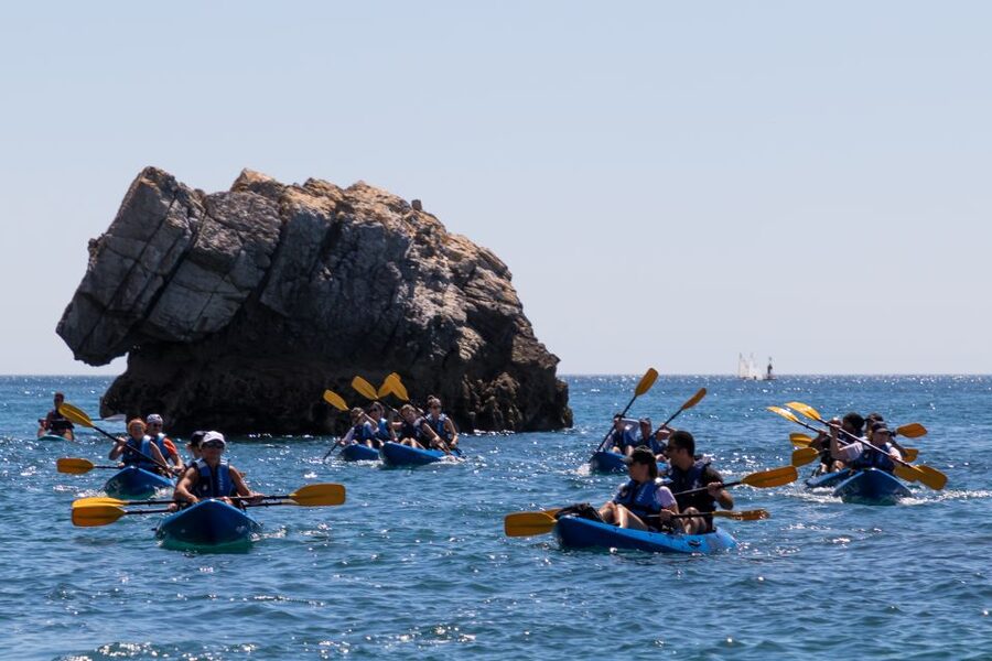 Sesimbra: Arrabida Natural Park & Caves Guided Kayaking Tour - Paddling Arrábida Natural Park Coves and Boat-Only Caves